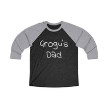 Load image into Gallery viewer, Dad Tri-Blend 3/4 Raglan Tee
