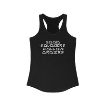 Load image into Gallery viewer, Good Soldiers Women’s Racerback Tank
