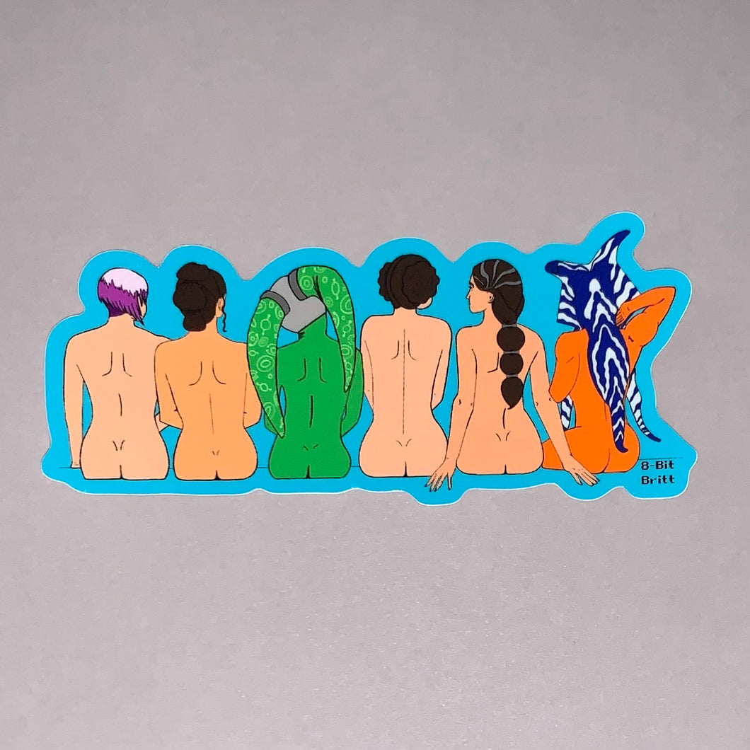 Galaxy Girls Sticker