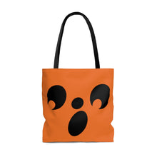 Load image into Gallery viewer, Spooky Halloween Bucket Large Tote Bag
