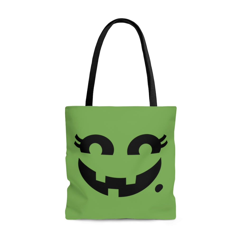 Witchy Halloween Bucket Large Tote Bag