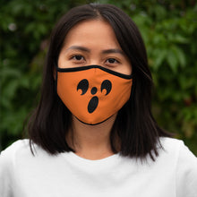 Load image into Gallery viewer, Spooky Halloween Bucket Fitted Polyester Face Mask
