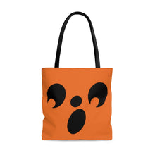 Load image into Gallery viewer, Spooky Halloween Bucket Large Tote Bag
