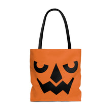 Load image into Gallery viewer, Scary Halloween Bucket Large Tote Bag
