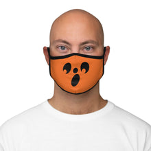 Load image into Gallery viewer, Spooky Halloween Bucket Fitted Polyester Face Mask
