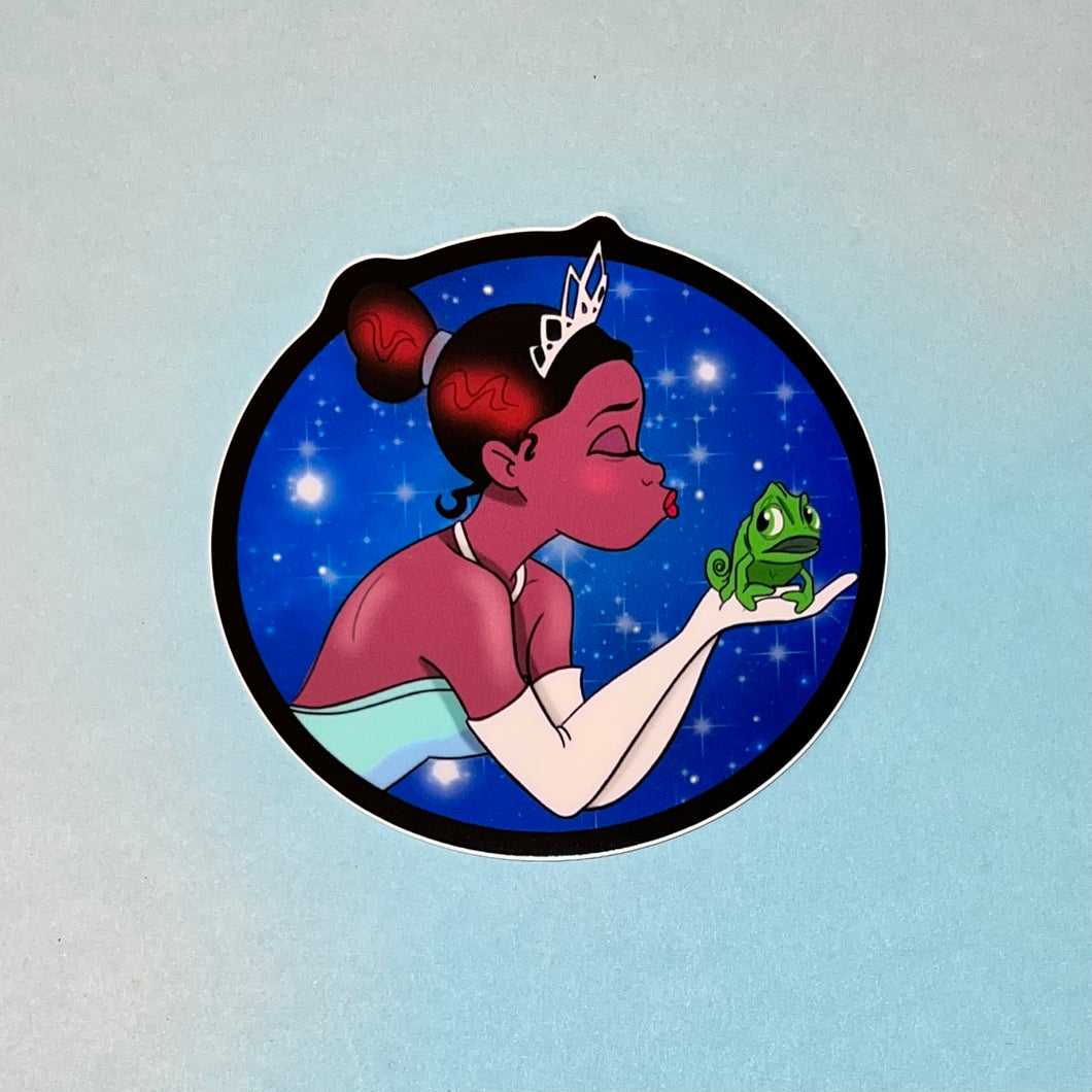 Crossover Chameleon Princess Sticker