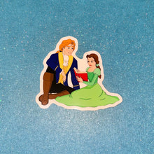 Load image into Gallery viewer, Bookish Princess and Prince Sticker
