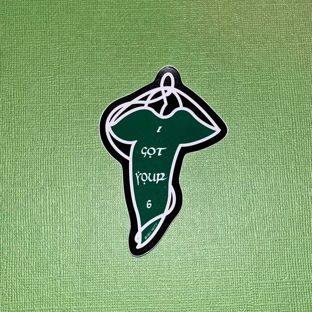 IGY6 Leaf of Lórien Sticker