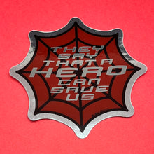 Load image into Gallery viewer, Spidey Hero Chrome Sticker
